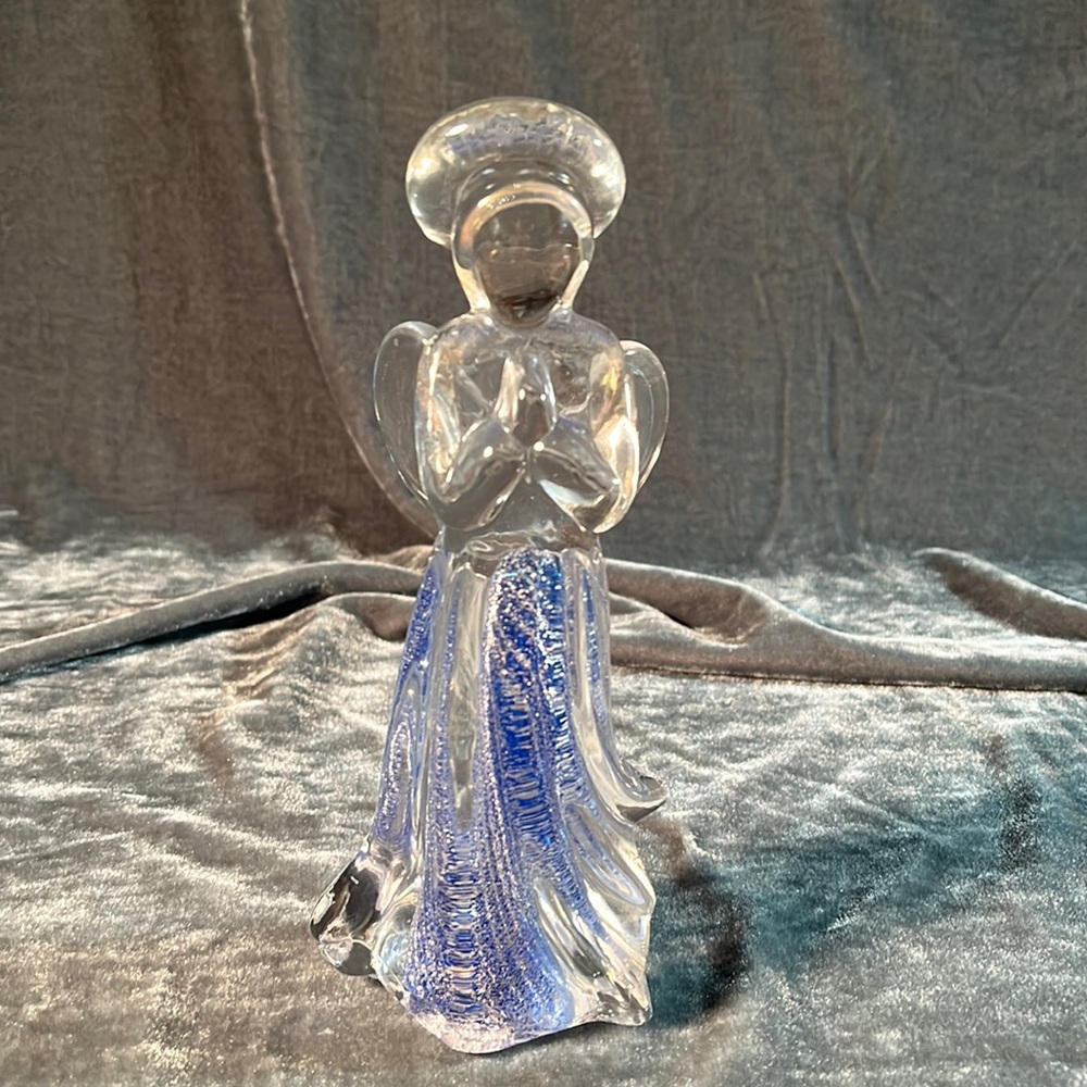 Vtg Glass Angel